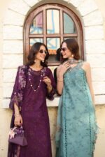 Noor luxe chikankari By Sadia Asad 2026 | D5 - A - Itten Plum - Image 2