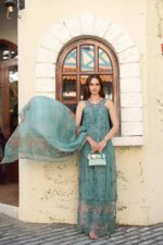 Noor luxe chikankari By Sadia Asad 2026 | D5 - B - Turquoise Blue