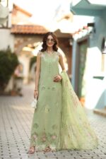 Noor luxe chikankari By Sadia Asad 2026 | D3 - A - Pistachio