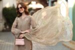 Noor luxe chikankari By Sadia Asad 2026 | D3 - B - Soft Mocha - Image 4