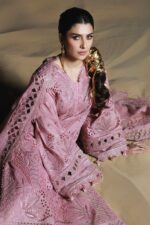 Nureh Aman Luxury Lawn collection 26 | Seeran NE-232 - Image 3