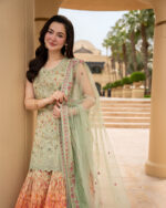 Faiza Saqlain Aya Luxury lawn 2026 | Eldira - Image 4