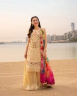 Faiza Saqlain Aya Luxury lawn 2026 | Merjem - Image 7