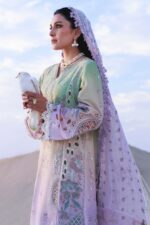 Nureh Aman Luxury Lawn collection 26 | Emelfie NE-228 - Image 5