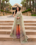 Faiza Saqlain Aya Luxury lawn 2026 | Eldira - Image 5