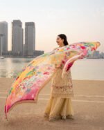 Faiza Saqlain Aya Luxury lawn 2026 | Merjem - Image 6