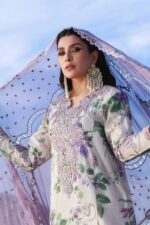 Nureh Aman Luxury Lawn collection 26 | Amaris NE-231 - Image 2