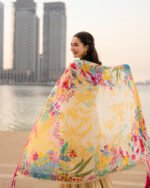 Faiza Saqlain Aya Luxury lawn 2026 | Merjem - Image 3