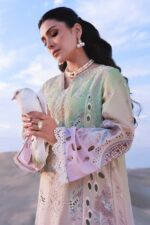 Nureh Aman Luxury Lawn collection 26 | Emelfie NE-228 - Image 3