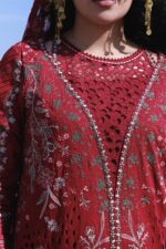 Nureh Aman Luxury Lawn collection 26 | Kiraz NE-230 - Image 5
