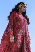Nureh Aman Luxury Lawn collection 26 | Kiraz NE-230 - Image 4