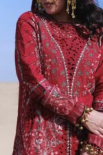 Nureh Aman Luxury Lawn collection 26 | Kiraz NE-230 - Image 3