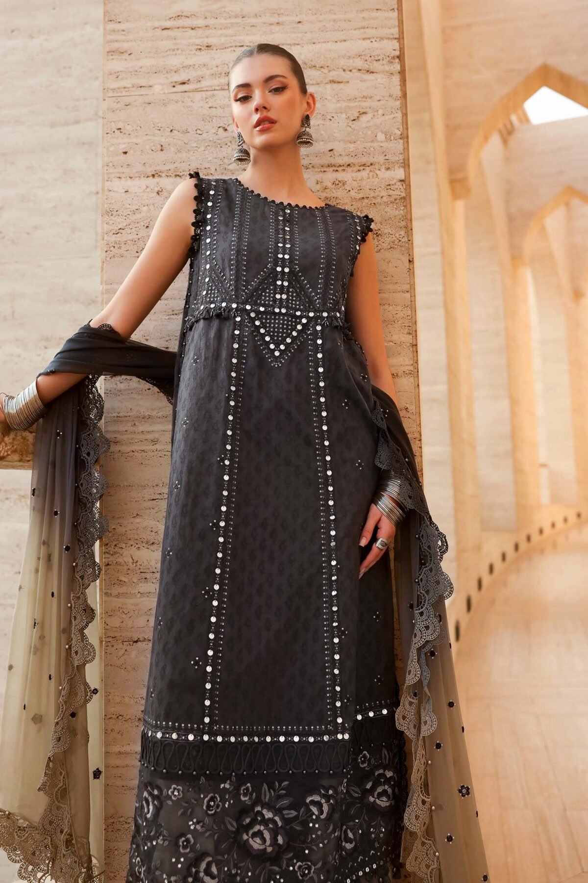 Maria B luxe Lawn 2026 | D-2602-B