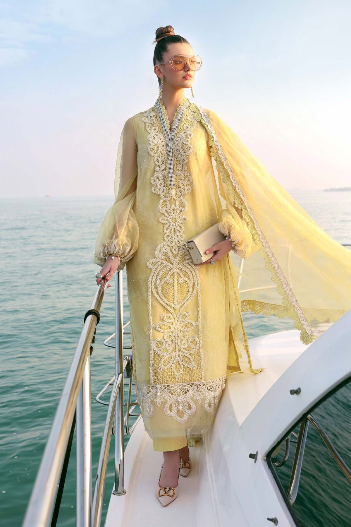 Maria B luxe Lawn 2026 | D-2604-A