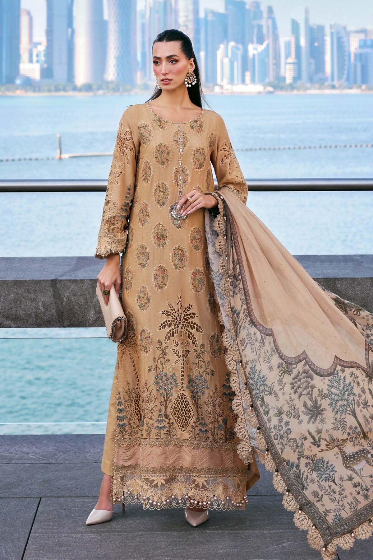 Maria B luxe Lawn 2026 | D-2605-A