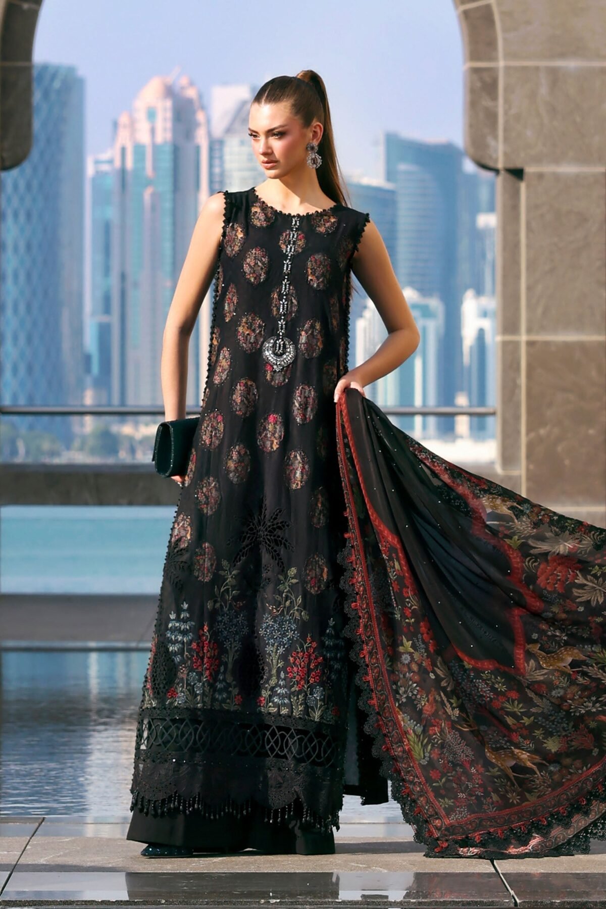 Maria B luxe Lawn 2026 | D-2605-B