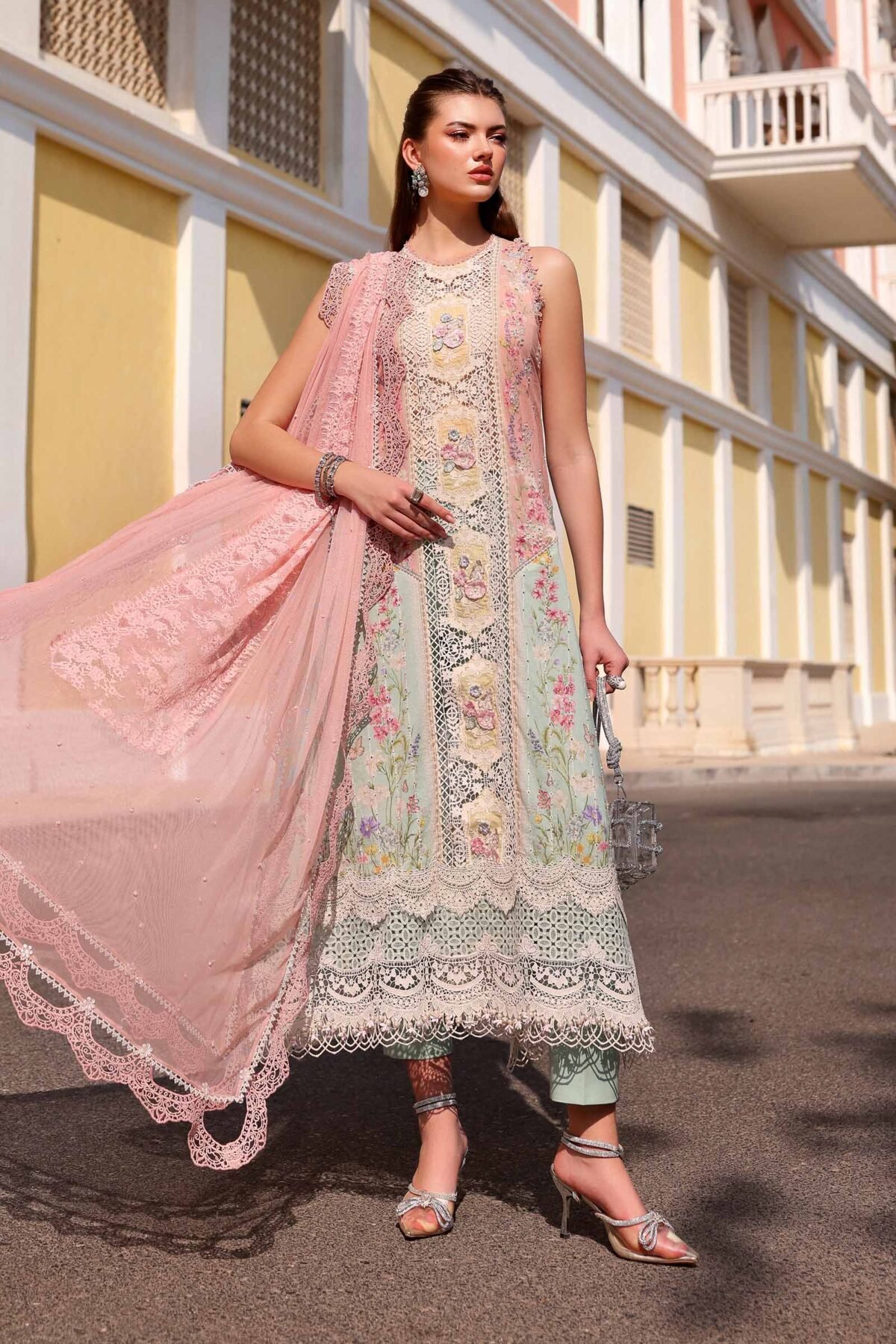 Maria B luxe Lawn 2026 | D-2606-A