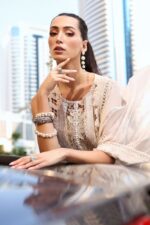 Maria B luxe Lawn 2026 | D-2608-A - Image 3