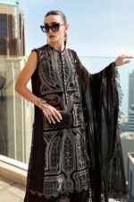 Maria B luxe Lawn 2026 | D-2608-B - Image 6