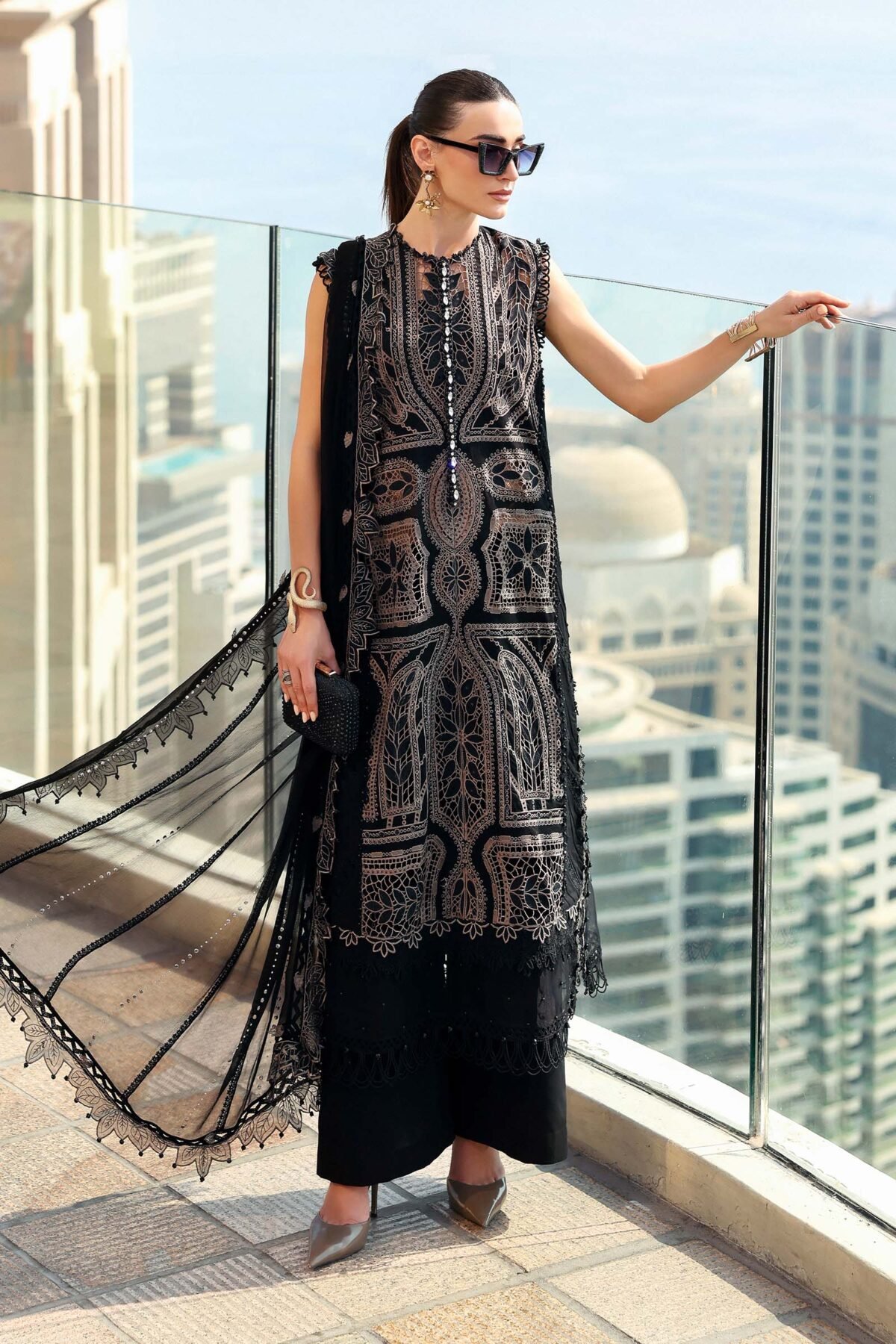 Maria B luxe Lawn 2026 | D-2608-B