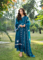 Elaf Premium Luxury Lawn 2026 | ELY-6 SAPPHIRE