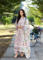 Elaf Premium Luxury Lawn 2026 | ELY-1A MAISON PINK