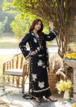 Elaf Premium Luxury Lawn 2026 | ELY-2B MIDNIGHT BLOSSOM - Image 6