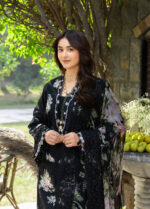 Elaf Premium Luxury Lawn 2026 | ELY-2B MIDNIGHT BLOSSOM - Image 5