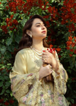 Elaf Premium Luxury Lawn 2026 | ELY- 5 SOUCI - Image 3