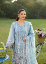 Elaf Premium Luxury Lawn 2026 | ELY-7 MORNING DRIZZLE - Image 3