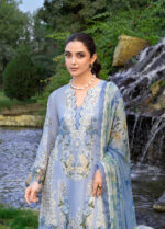 Elaf Premium Luxury Lawn 2026 | ELY-12 SKY BLISS - Image 4