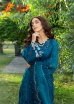 Elaf Premium Luxury Lawn 2026 | ELY-6 SAPPHIRE - Image 2