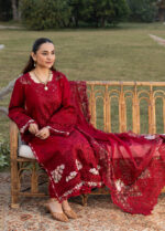 Elaf Premium Luxury Lawn 2026 | ELY-10 CHERIE LADY - Image 3