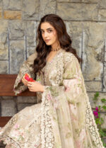 Elaf Premium Luxury Lawn 2026 | ELY-2A CAMELLIA - Image 3