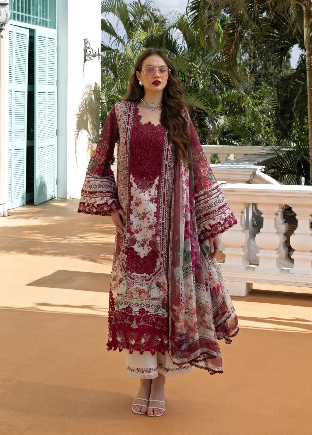 Elaf Premium Signature Lawn 2026 | ESA-2B RUBY LADY