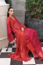 Maria B Eid Luxury lawn 2026 | EL-26-13 - Image 4