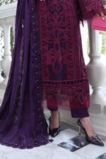 Maria B Eid Luxury lawn 2026 | EL-26-14 - Image 9