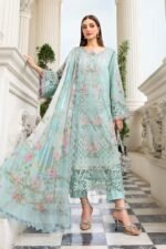 Maria B Eid Luxury lawn 2026 | EL-26-15 - Image 6