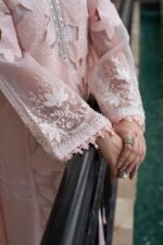 Maria B Eid Luxury lawn 2026 | ELS-26-02-Peach - Image 3
