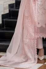 Maria B Eid Luxury lawn 2026 | ELS-26-02-Peach - Image 8