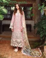 Mushq Solace Luxury lawn 2026 | Pink Pastel - Image 2