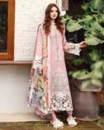 Mushq Solace Luxury lawn 2026 | Pink Pastel - Image 3