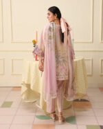 Mushq Soleil Prints lawn 2026 | Berry Creme - Image 3
