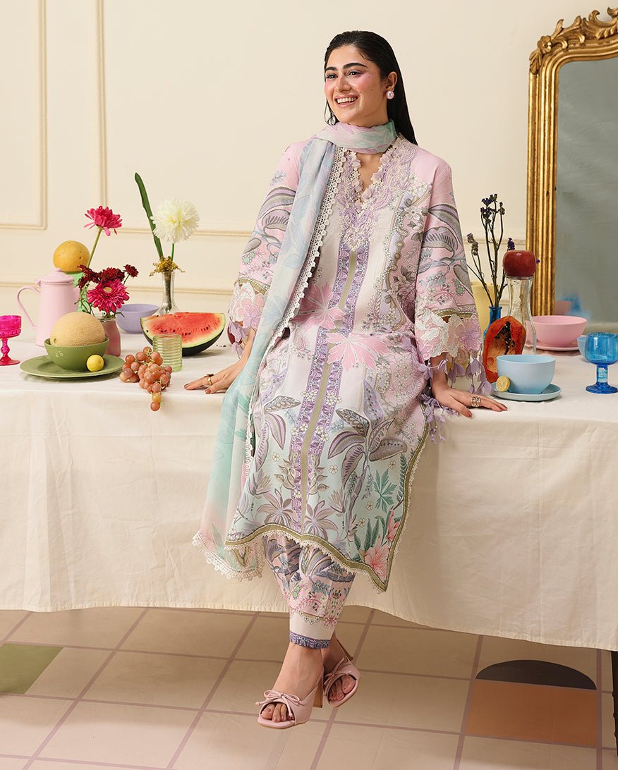 Mushq Soleil Prints lawn 2026 | Serena Bloom