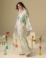 Mushq Soleil Prints lawn 2026 | Vanilla Lush - Image 6