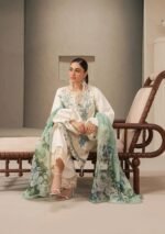 E-CRAFT - CHIKANKARI LAWN WITH CHIFFON DUPATTA '2