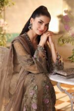 Maria B Chiffon 2026 | MPC-26-102-Muted Mocha Brown