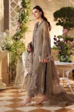 Maria B Chiffon 2026 | MPC-26-102-Muted Mocha Brown