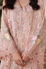 Maria B Chiffon 2026 | MPC-26-104-Peach Pink - Image 10