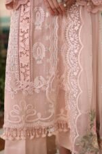 Maria B Chiffon 2026 | MPC-26-104-Peach Pink - Image 5
